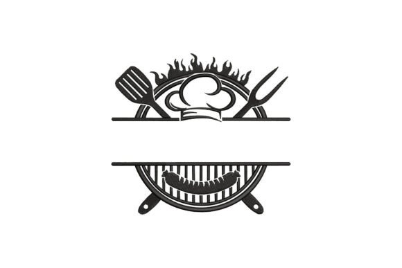 Barbecue Monogram: A Charming Addition to Your Projects
