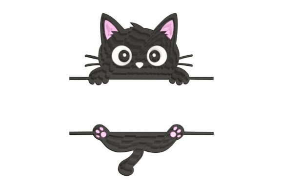 Cat Split Monogram: A Charming Addition for Holiday Gifts