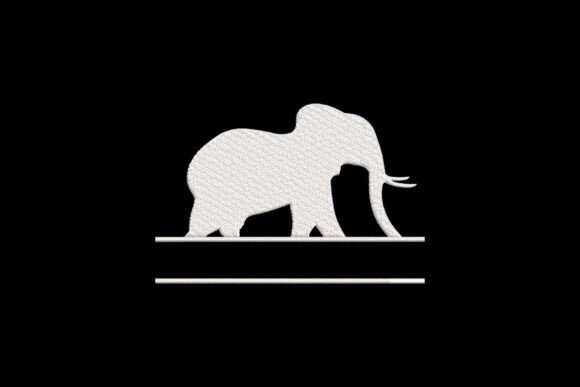 Charming Elephant Monogram for Personalized Gifts