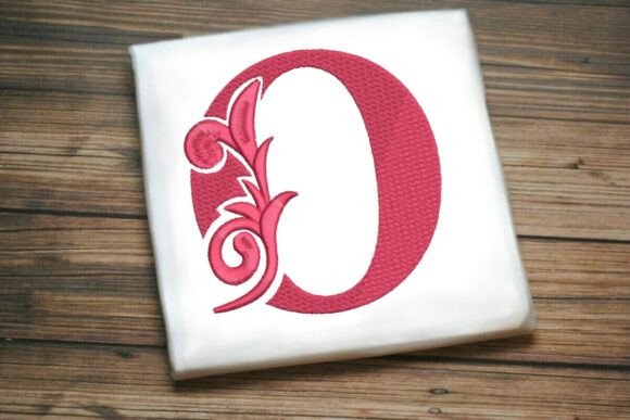 Elegance Meets Nature: Flourished Leaf Monogram O