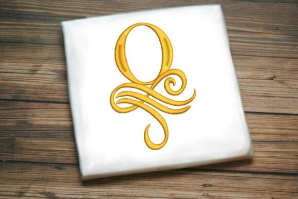 Elegant Oceanic Flourish Monogram O