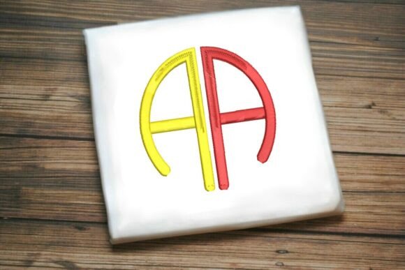 Geometric Split Letter Monogram a: A Modern Edge