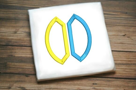 Geometric Split Letter Monogram O