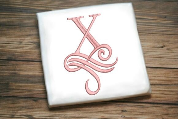 Oceanic Flourish Monogram X: A Coastal Holiday Delight