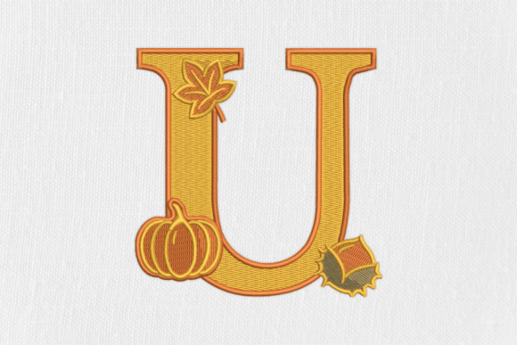 Review: Letter U Autumn Monogram