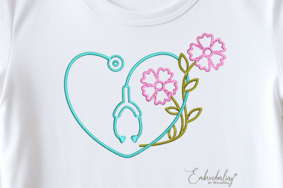 Stethoscope Heart Monogram: A Perfect Embellishment